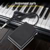 Electronic Keyboard Sustain Pedal Damper for Digital Piano Instrument Accessory Black