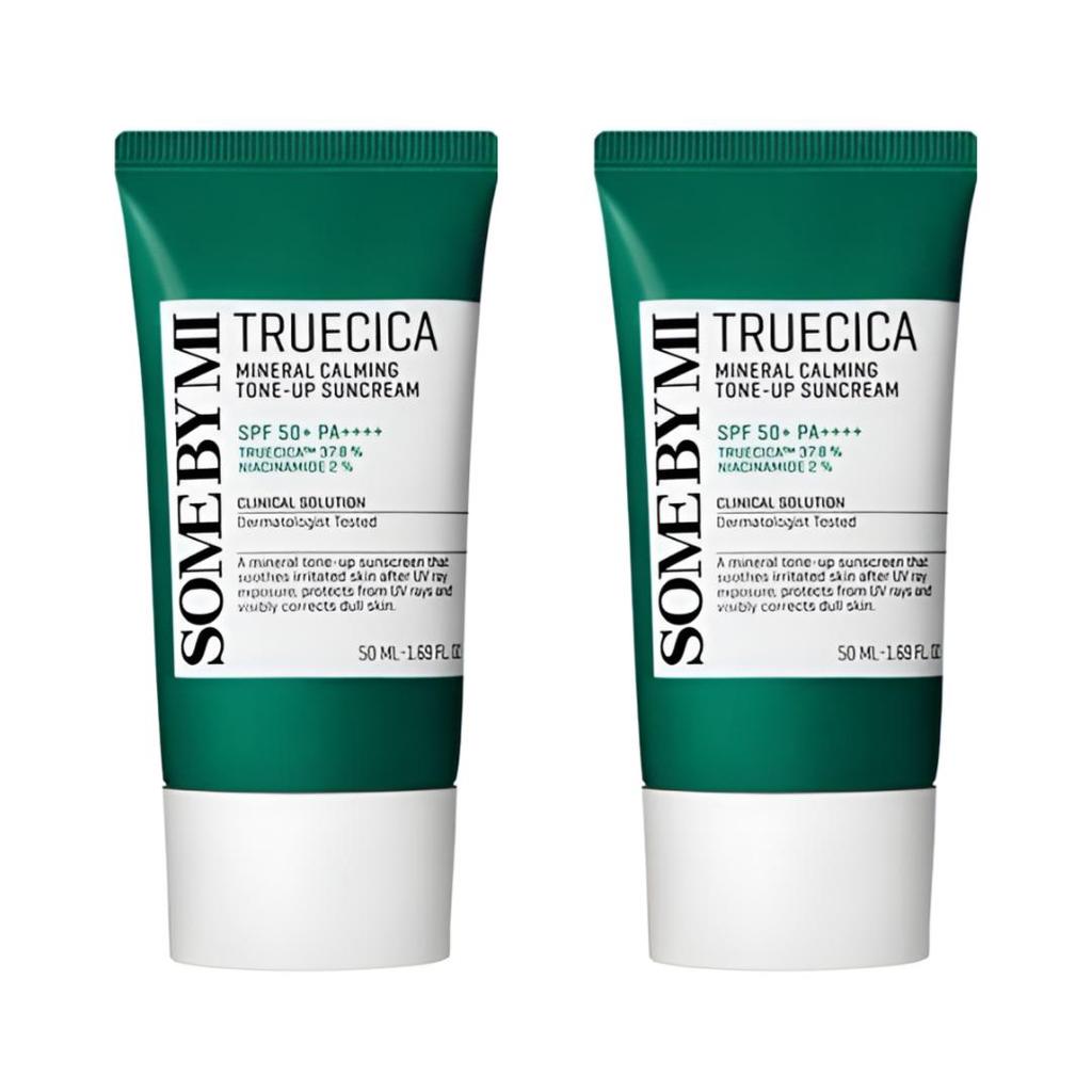 SOME BY MI Truecica Mineral Calming Tone-Up Sunscreen SPF 50+ PA++++ Suncream 50ml