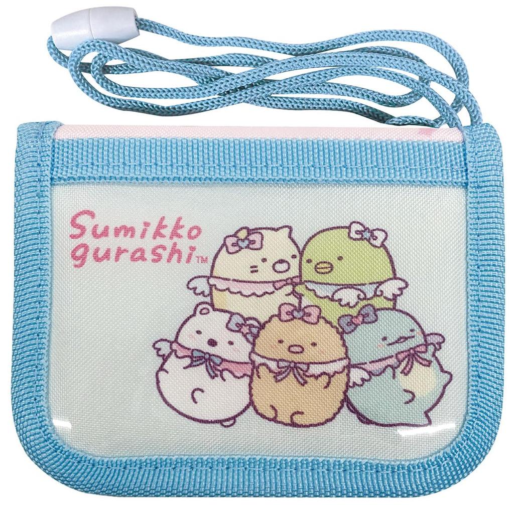 iPlanning Sumikkogurashi Wallet Blue W120 x H95 x D15mm K3055B