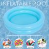 Летний детский надувной бассейн, портативный детский открытый детский бассейн, 60 см, круглый детский бассейн для ванной, кольцо для плавания, игрушки