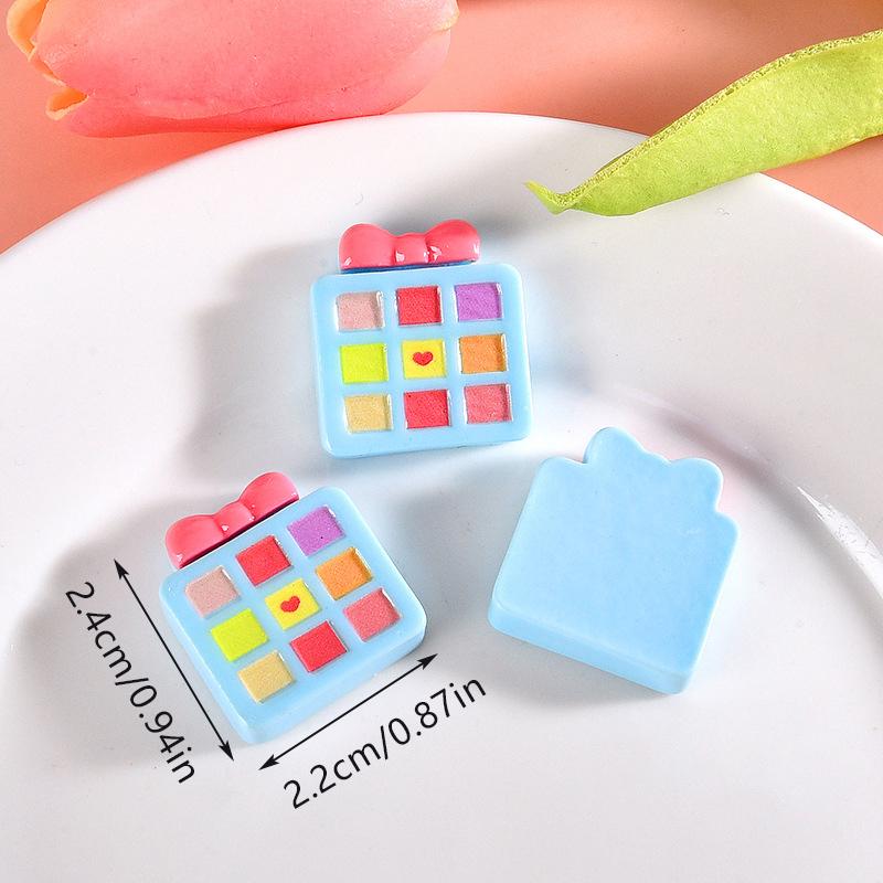 2 шт./пакет кукольный домик игрушка миниатюрная имитация косметика помада тени для век духи кукольный домик макияж сцена аксессуары материалы для самостоятельного изготовления