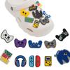 20-Piece Cartoon Game Shoe Accessories Set: Shoe Flowers & Buckles for DIY Boys' Shoe Handles