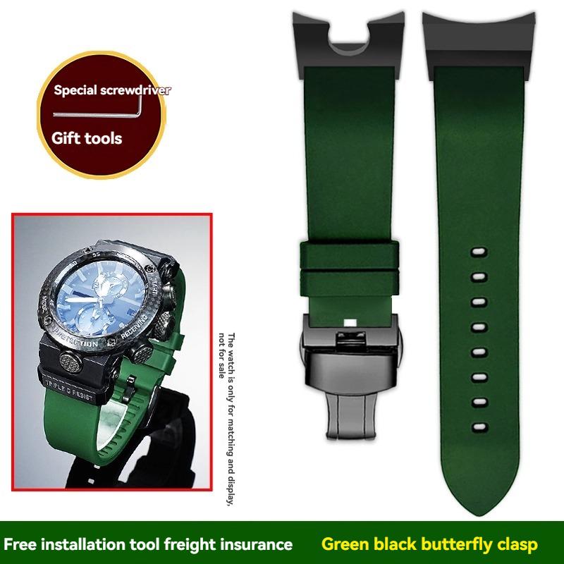 Для Casio G-SHOCK Air Hero 5588 GWR-B1000 модифицированные фторкаучуковые спортивные водонепроницаемые ремешки для часов аксессуары