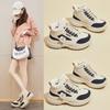 Winter High-top Velvet Dad Shoes New Ins Female Students Increase Height Sports Warm Leisure Q