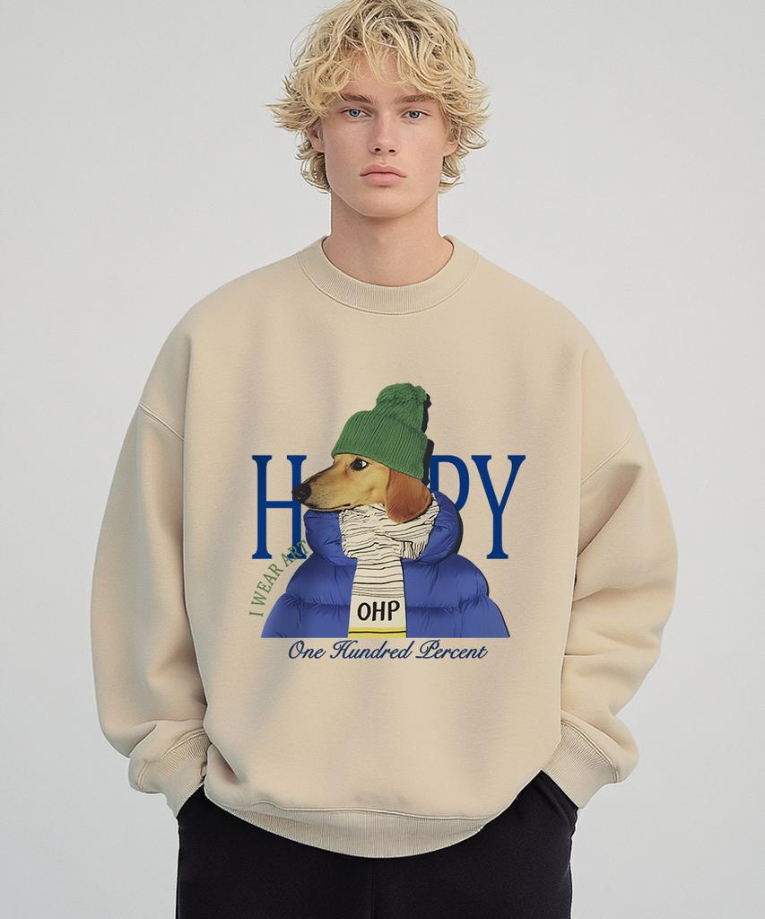 OHP Ohpxharmonia Синяя утепленная флисовая толстовка