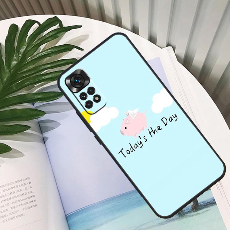 Милый Розовый Свинья Чехол Для Xiaomi Redmi Note 14 10 11 12 13 15 Pro Plus Чехол Для Redmi 15 15C 14C 12C 10C 13C
