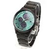 Men's Solar Chronograph Watch - Japanese Made, Green Dial, with Local Manufacturer Warranty, Model RN-TY0001E