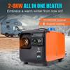 2-8KW Parking Heater Bluetooth 12V&24V&220V Three-In-One DC & AC Universal Suitable For Indoor And Outdoor Marine RV Trucks