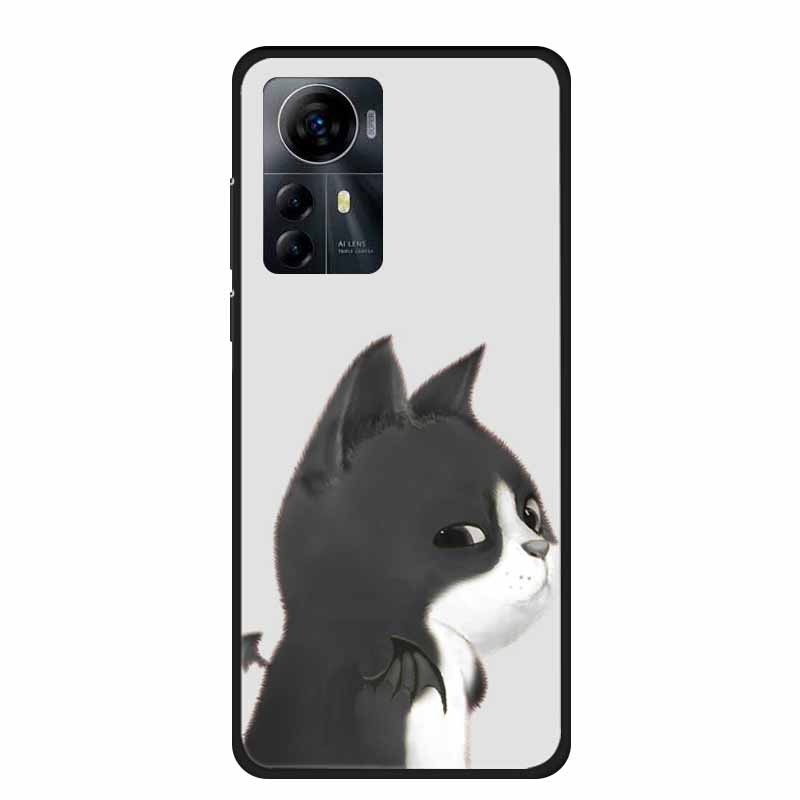 For ZTE Blade A72s 4G Case 2023 Fashion Cool Soft TPU Black Silicone Phone Cover for ZTE Optus X Max Back Cases Funda A 72s Etui