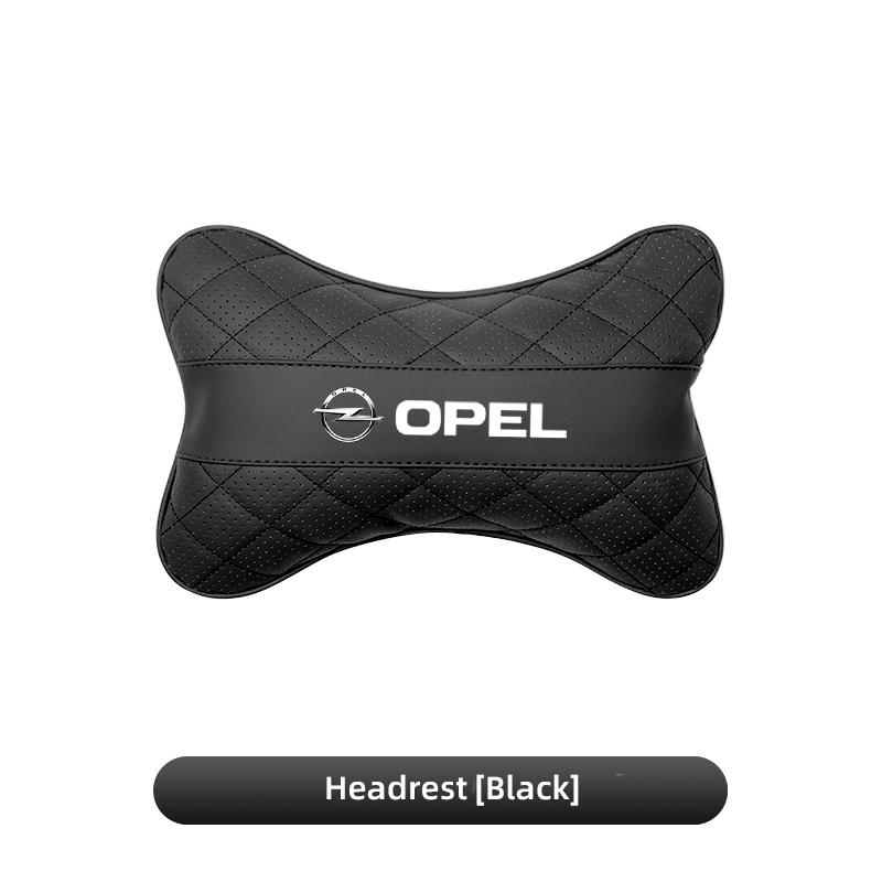 AAAYT1 Car Seat Headrest Pad Protect Lumbar Cushion Accessories For Opel Mokka Corsa D Astra Adam Antara Zafira Combo OPC Vectra H G J
