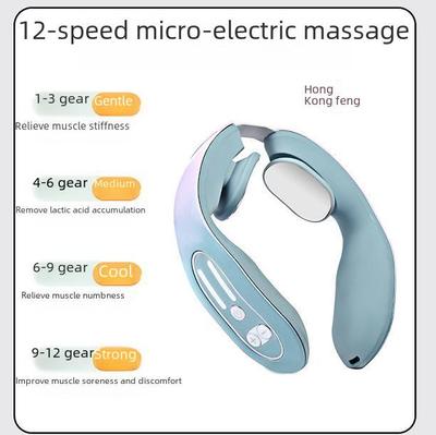 Электрический массажер для шеи и плеч с подогревом и пульсацией