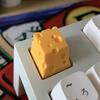 Cheese Keycaps Cute Personality Resin Mechanical Keyboard Keycaps Tom and Jerry Cross Shaft