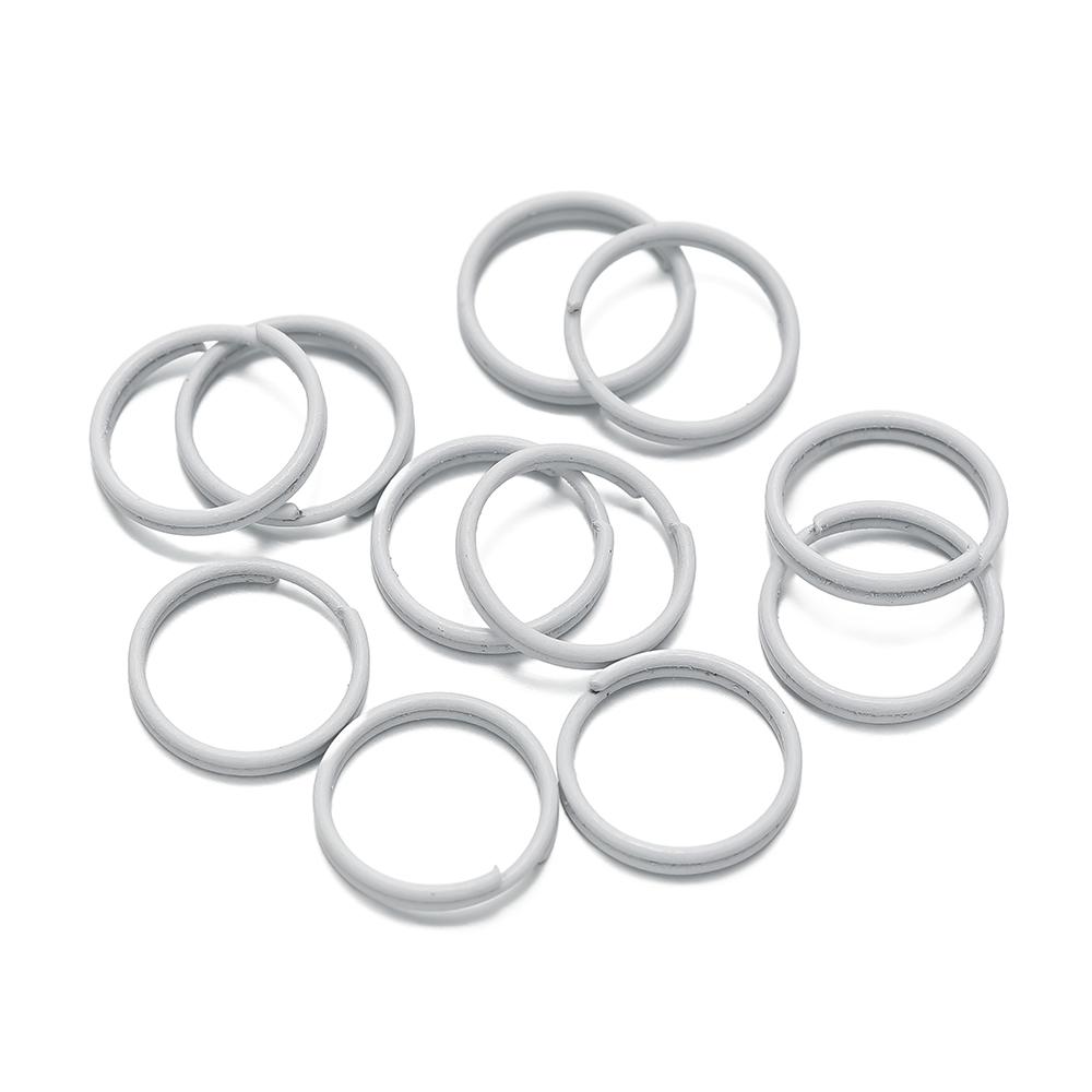 200pcs/lot 8mm 10mm Colorful Open Jump Rings Findings Double Circle Loop Jump Ring Connector For DIY Jewelry Making