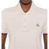 Moncler SS26 Logo Striped Button Short Sleeve Polo Shirt Women tops L10938A0000484720224