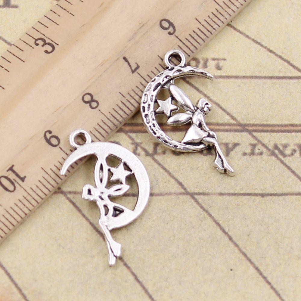 10Pcs Fairy Angel Pendants Charms Accessories Jewelry Making DIY Bracelet Necklace