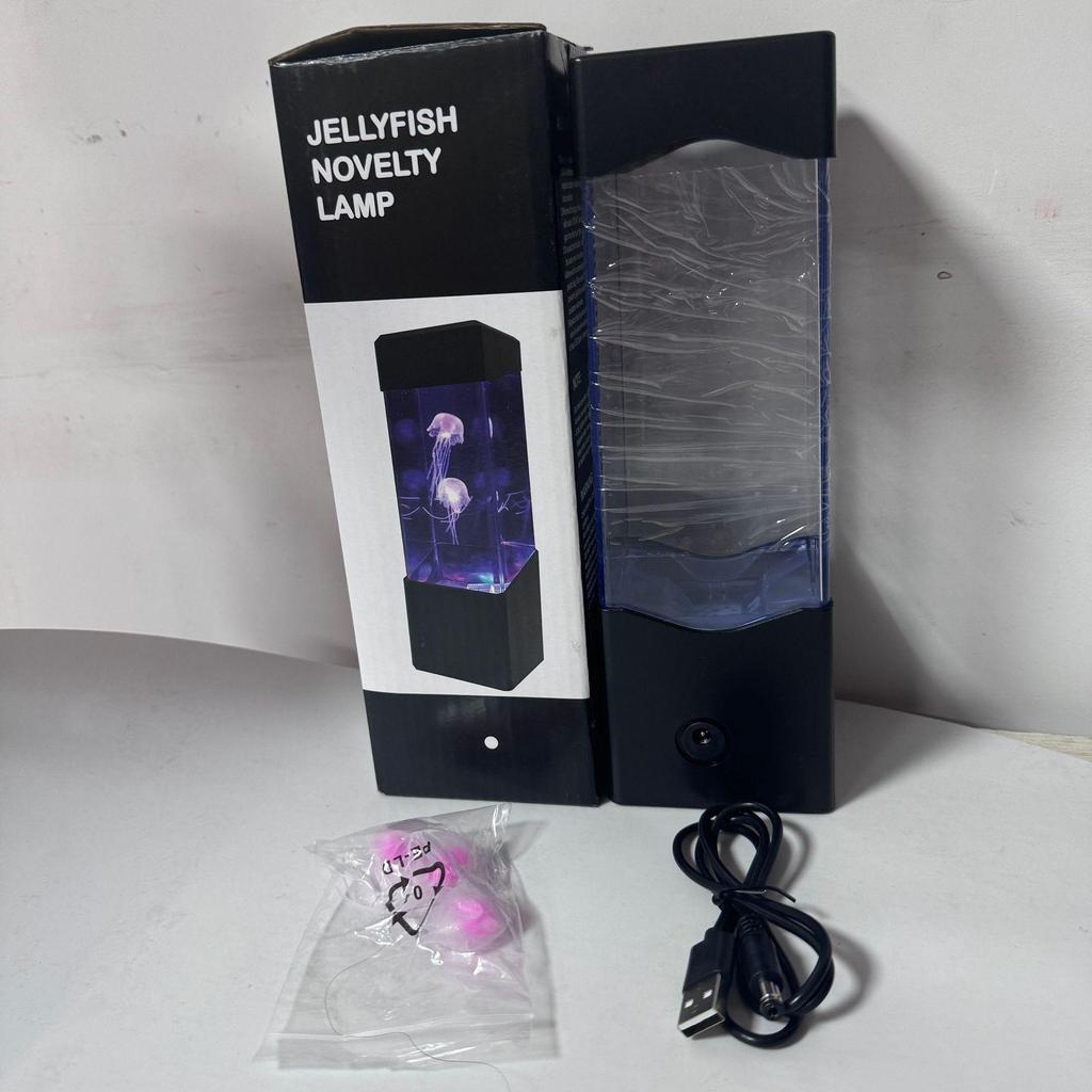 Семицветная светодиодная лампа-медуза: Ночник с меняющимся цветом и креативный домашний декор.