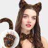 Cats Ears Headbands with Tail Cats Tail,Glove Bowtie Halloween Cosplays Costume