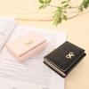 Korean Style Women's Tri-Fold Wallet - Cute Butterfly Design, Compact Card Holder