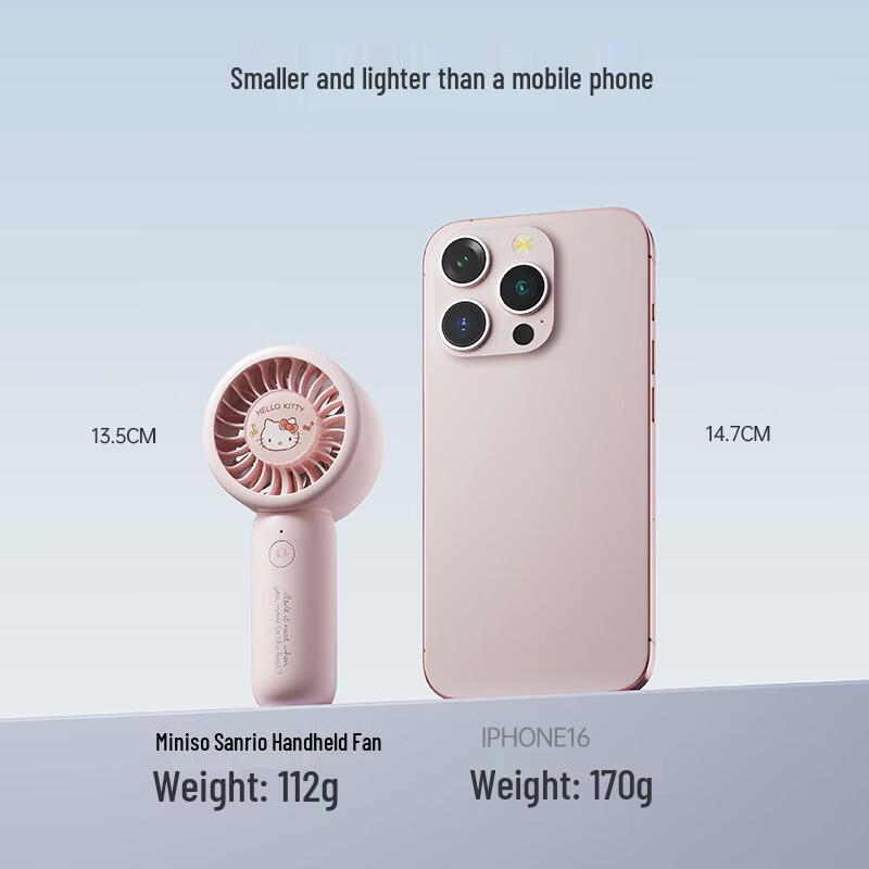 MINISO Портативный мини-вентилятор Sanrio My Melody