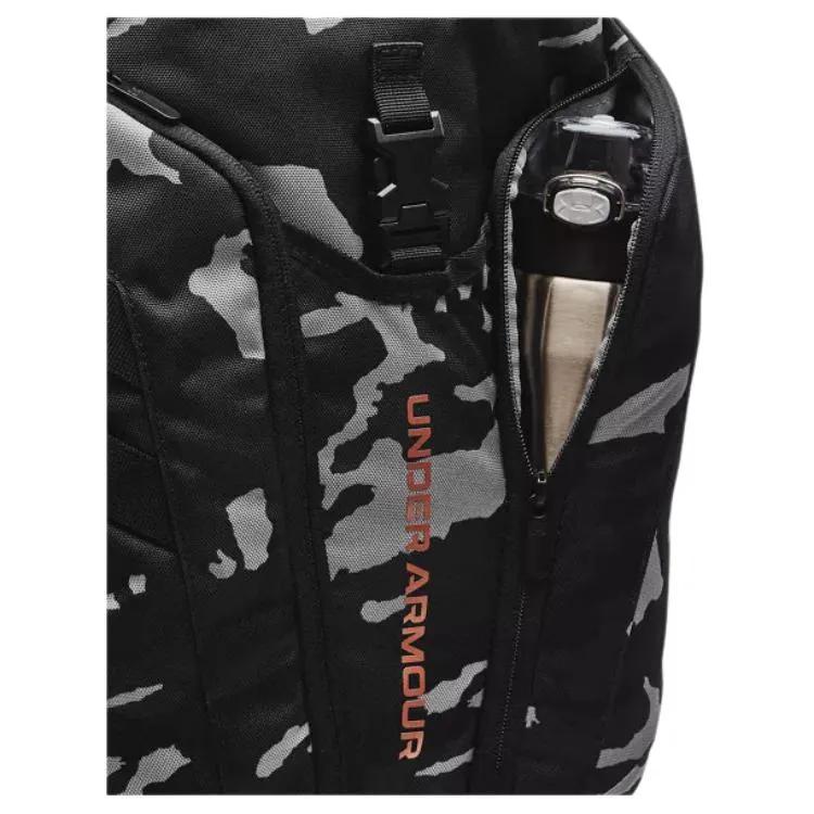 Under Armour Polyester Backpack Regular Unisex Camouflage Black (Unisex) Backpacks 1367060 006
