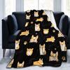 Corgi Blanket Cute Corgi Blankets Gifts for Corgi Lovers Women Soft Flannel Throw Blanket for Couch Sofa Christmas Birthday Gifts