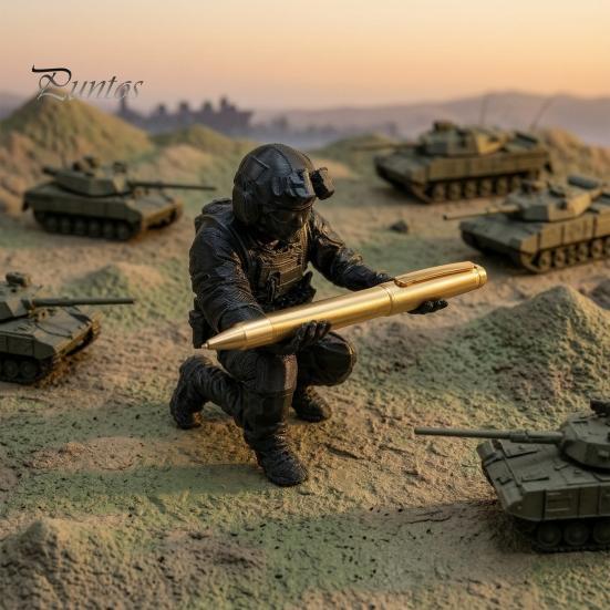 Орнамент из Военной Коллекции 3D Печатный Держатель для Ручек и Карандашей 'Солдат' Подставка для Стола, Универсальная Подставка для Канцтоваров, Креативный Держатель, Декорации