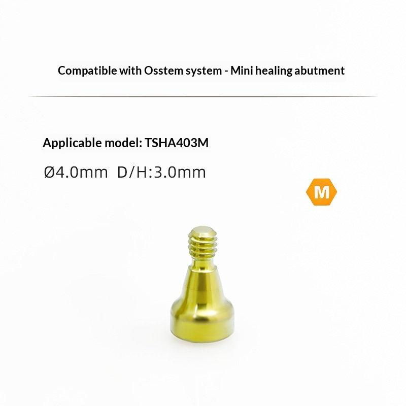 Dental Implant For Osstem Healing Abutment Tc4Eli Titanium Healing Cap Dental Materials For Clinic Lab Supply
