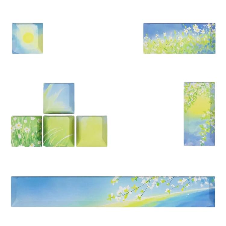 8 клавишные кастомные механические клавиатуры колпачки клавиш ESC Enter 6.25u пробел PBT оригинальный профиль новинка крышка клавиши клавиатуры DIY