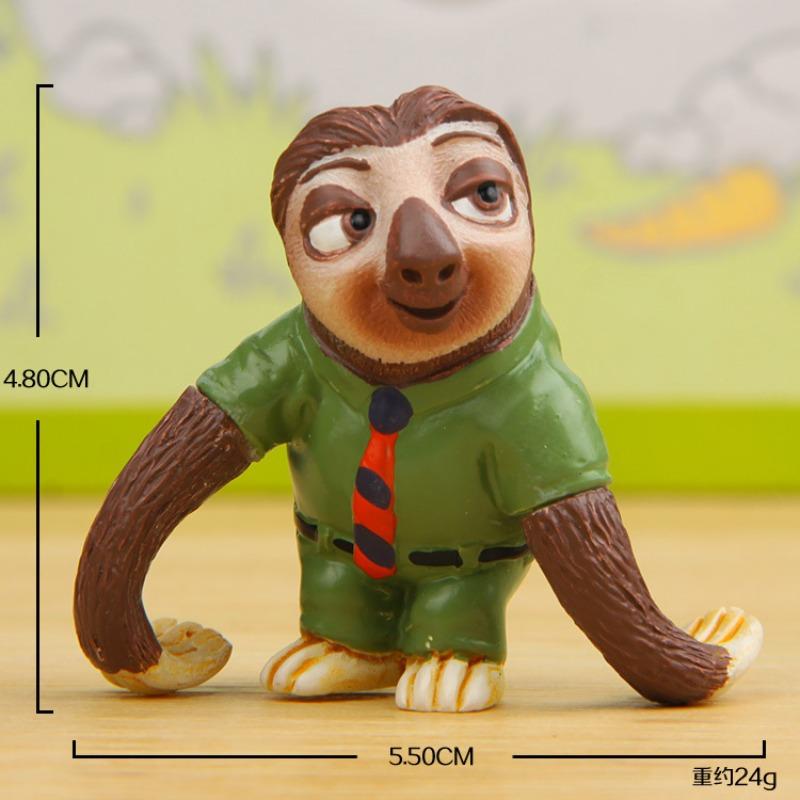 Свежий и Милый Сумасшедший Животное Ленивец Молния Си Конг Фигурки Микро-ландшафтный Дизайн Фигурки Украшение для Рабочего Стола