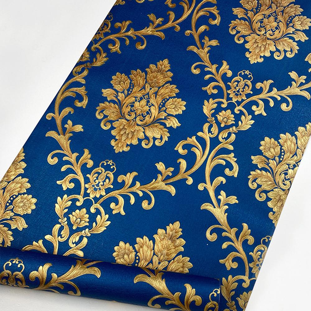 9 Стиль Роскошные 3D Дамаск Виниловые Обои Спальня Гостиная Красные Цветочные Обои Рулон Ktv