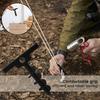 1/2Pcs Tent Pegs Ground Nails High Stability Anti-Rust Easy Installation Windproof Outdoor Camping Tent Stakes