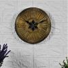 Часы Ручной Работы Дерево И Латунь Аналоговые Настенные Часы / 8 Дюймов(20 см)/ Чистая латунь/Ручная ковка/Античная отделка