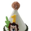 Felt 1st Birthday Crown 15*9.5*9.5 CM Jungle Party Birthday Hat Kids' Party Decorations  Boy