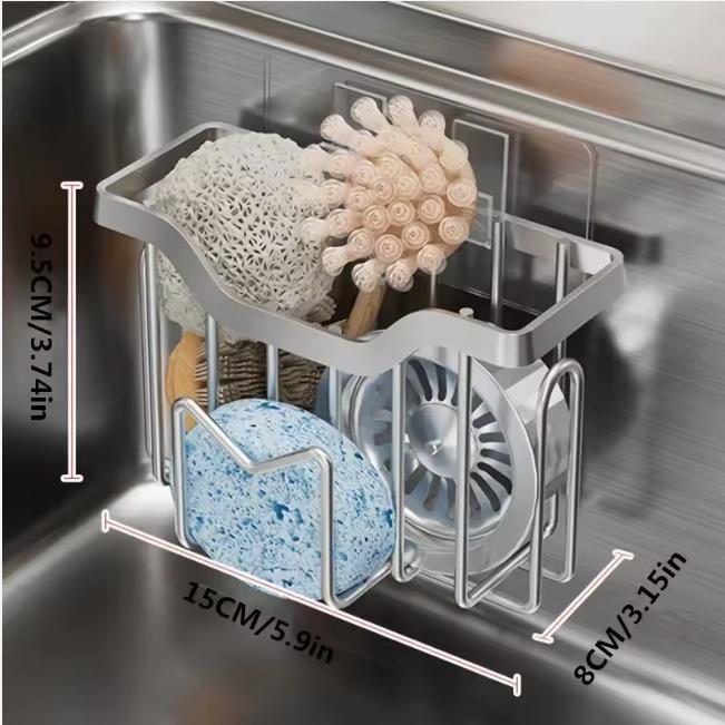 2025 держатель для губки для кухонной раковины, подвижный держатель для щетки, вешалка для полотенца, подвесная корзина, маленькая в органайзере, аксессуары, стойка, корзина