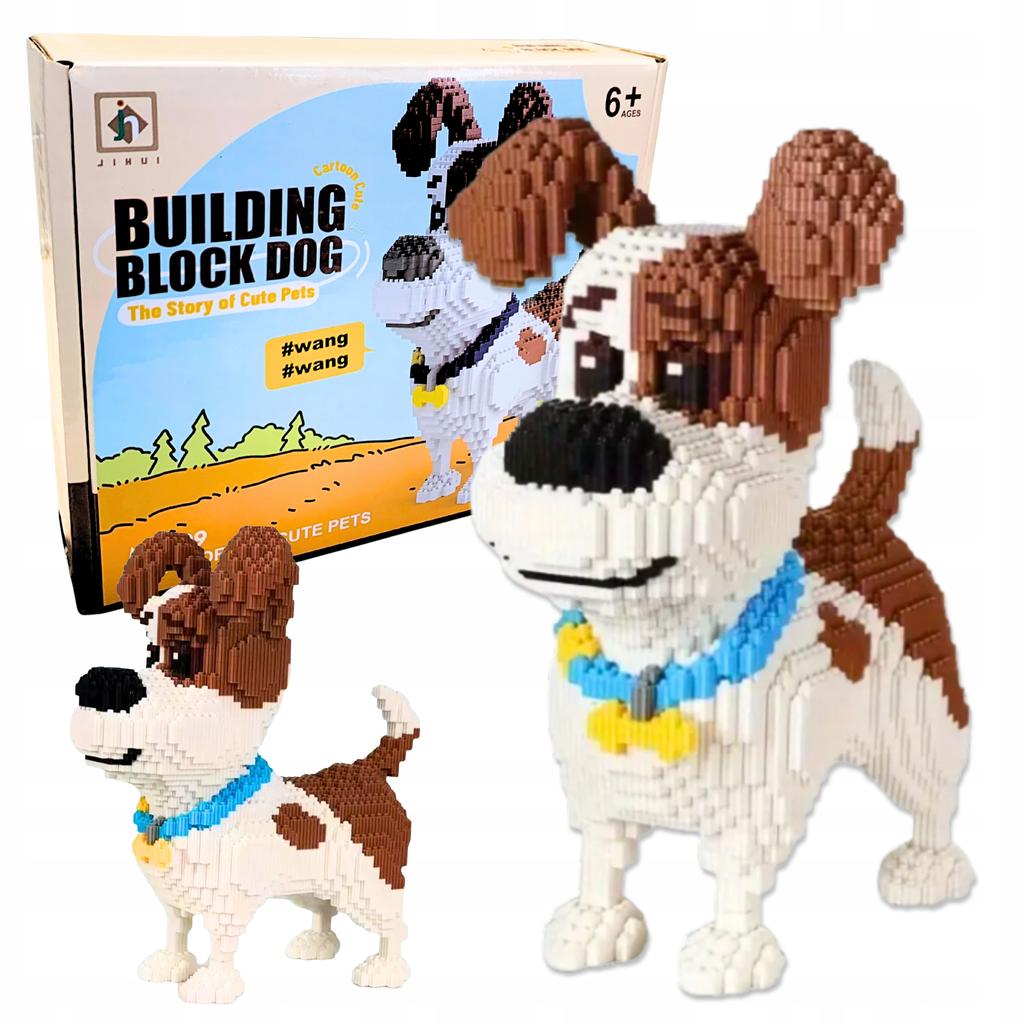 Construction Bricks Jack Russell Dog Building Set 7100 Pcs.