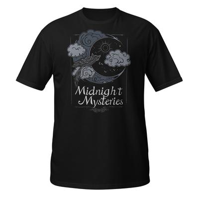 Midnight Mysteries T-Shirt: Gothic Moon & Clouds Graphic Tee