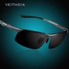 VEITHDIA Aluminum Magnesium Men's Polarized Sun Glasses Night Vision Mirror Male Eyewear Sunglasses