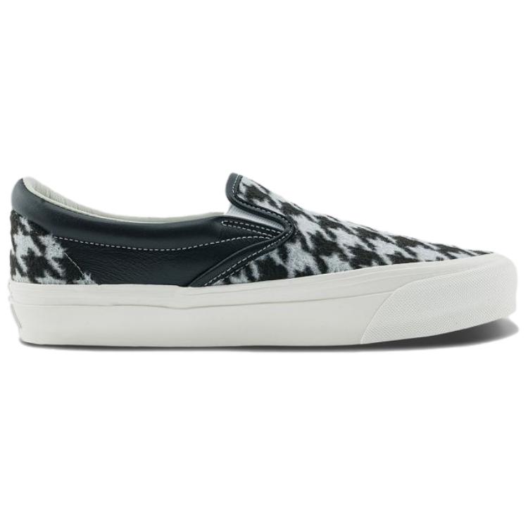 Слипоны Premium Vans 98 'Houndstooth Pack - Black' VN000CSEBLK