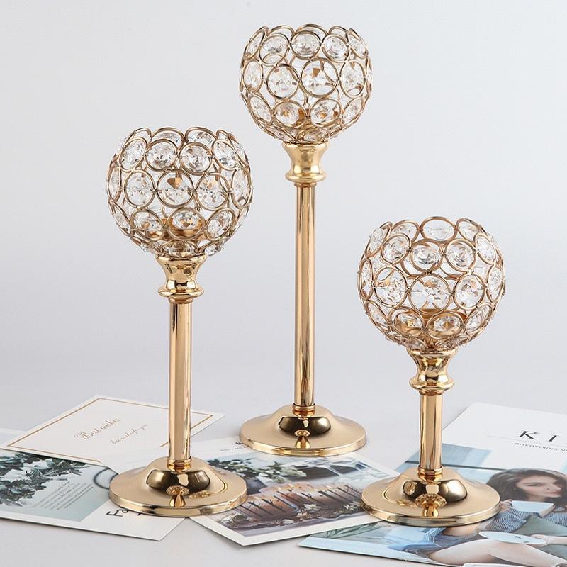 Boho Style Metal Glass Candle Holder 1Pcs Gold Silver Tealight Candlestick for Bohemian Themed Party Decor