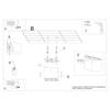 Ozzy black LED ceiling lamp