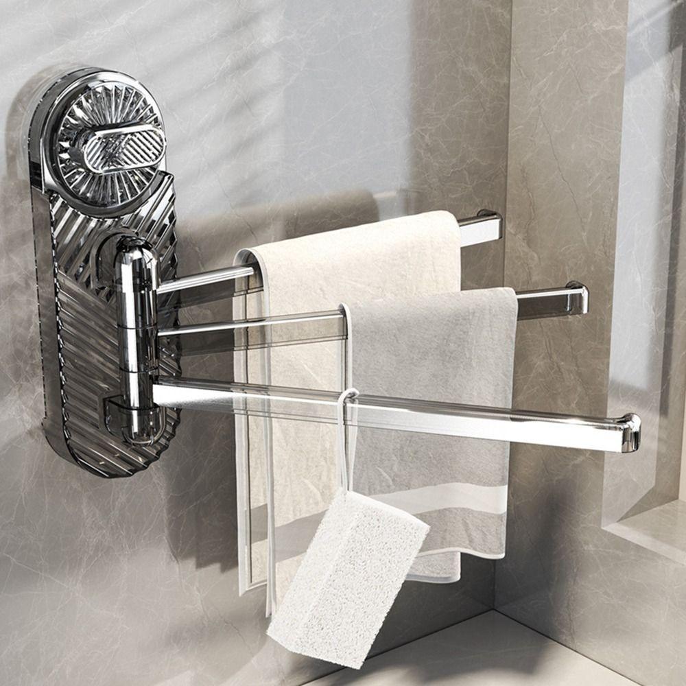 Настенный вращающийся держатель для полотенец, присоска, стойка для тряпок, прочная вешалка для ткани, бытовой