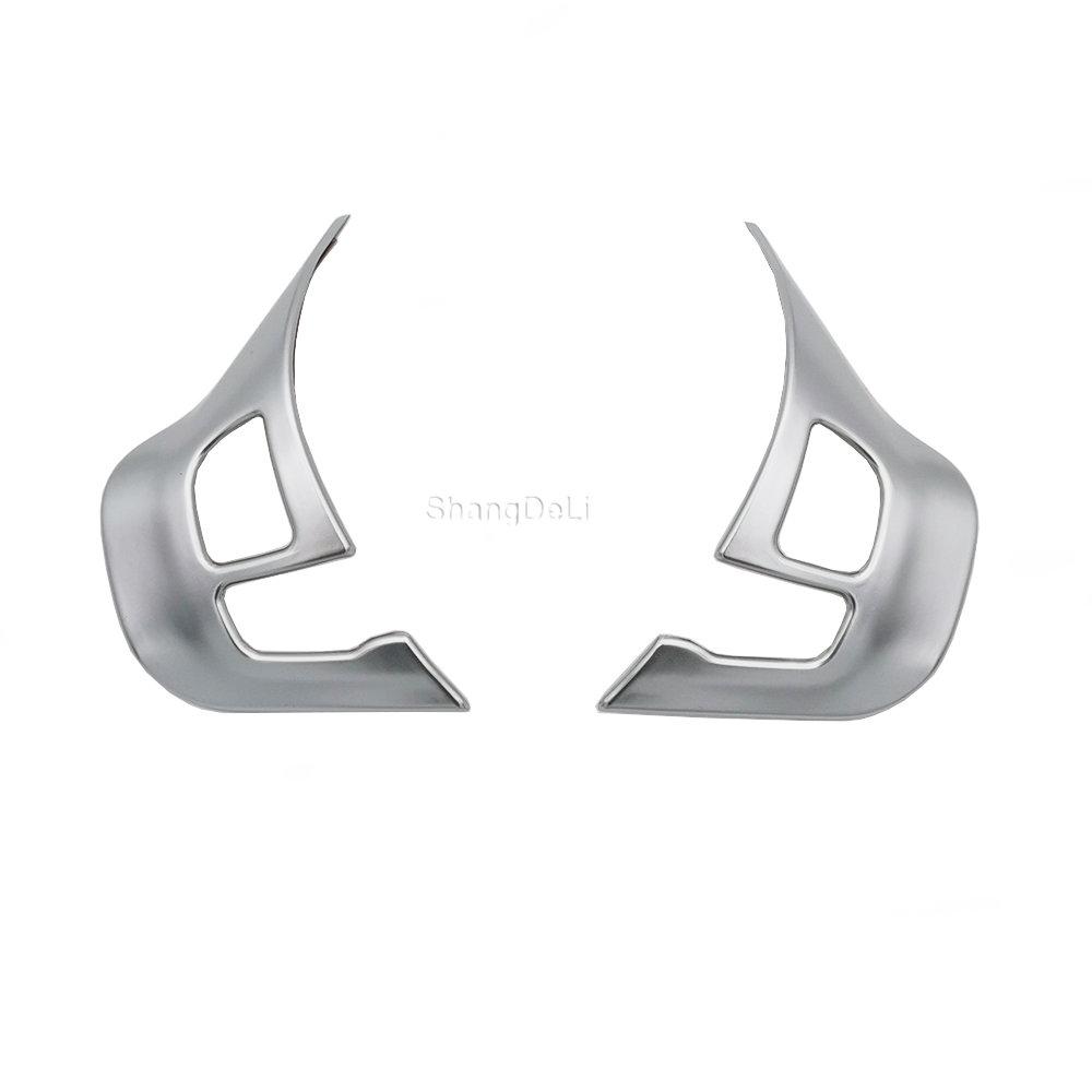 Накладка на руль, кнопки, наклейки с логотипом, эмблемой, значок, хромированные украшения, аксессуары для Peugeot 2008 208 2014-