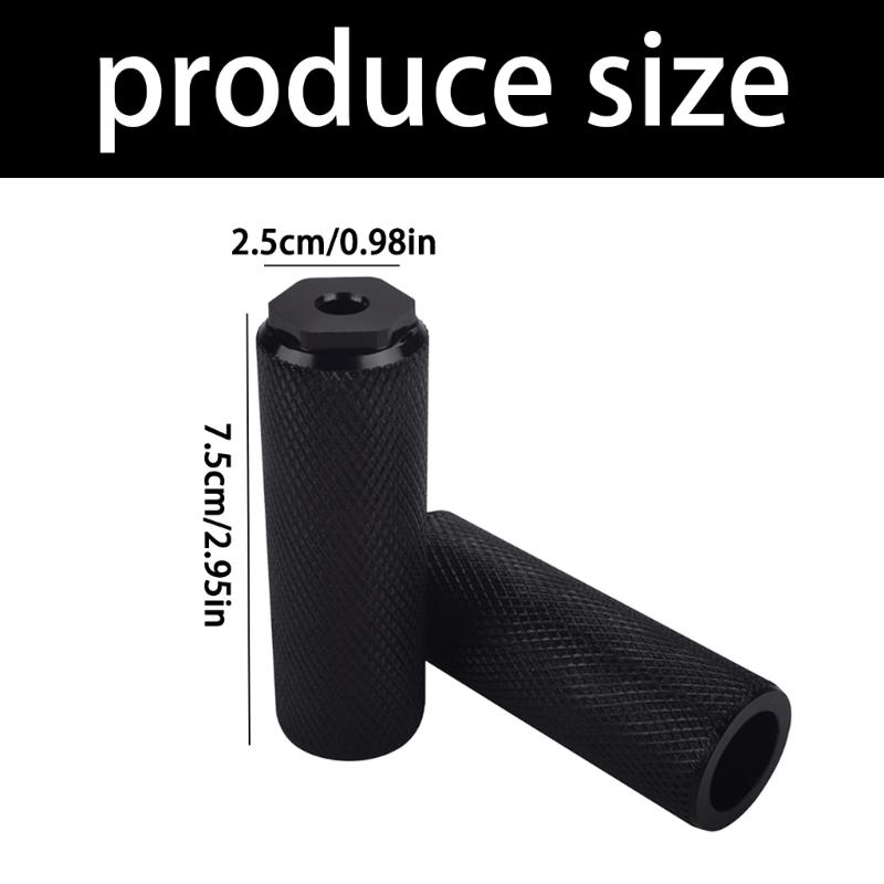 1Pair Extended Bicycles Rear Foot Peg Bike Rear Pedals Lengthened Rear Wheel Foot Bar For Stable And Comfortable Cycling