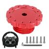 Aluminum Game Steering Wheel Adapter Connection Forthrustmaster TX T300 T500 TS Red Or Black Quick Release Steering Wheel Hub