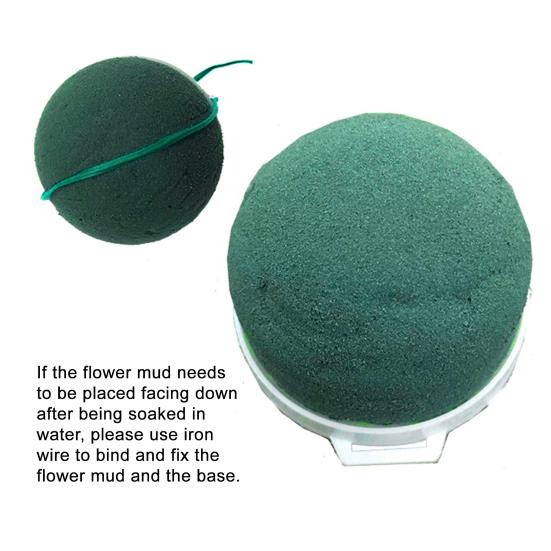 12/24 шт. Круглые блоки из цветочной пены, Портативные блоки из пены для цветочной композиции, Водоудерживающая пена, Держатель для цветов для украшения бутылок, Свадьба