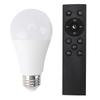 LED Light Bulb with 2.4GHz Remote Control E26 Screw Base White Warm Dimmable 800LM Lamp Bulb