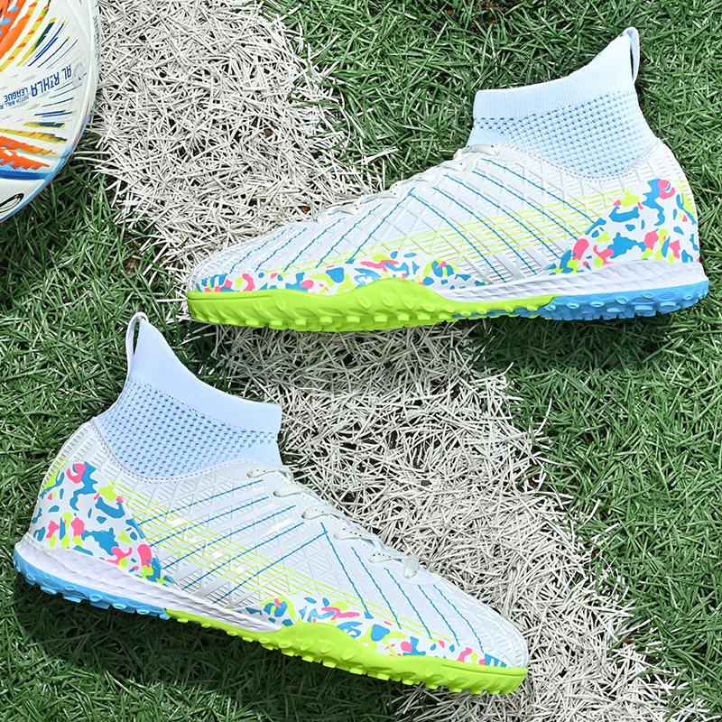 Модные унисекс футбольные бутсы для улицы/зала для мальчиков и девочек, профессиональные футзальные кроссовки для тренировок