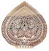 IBA Indianbeautifulart Textile Printing Block Betel Leaf Motif Hand Carved Wood Stamp Wood Block Printing Textile Stamp For Fabric Pottery Blocks- 6