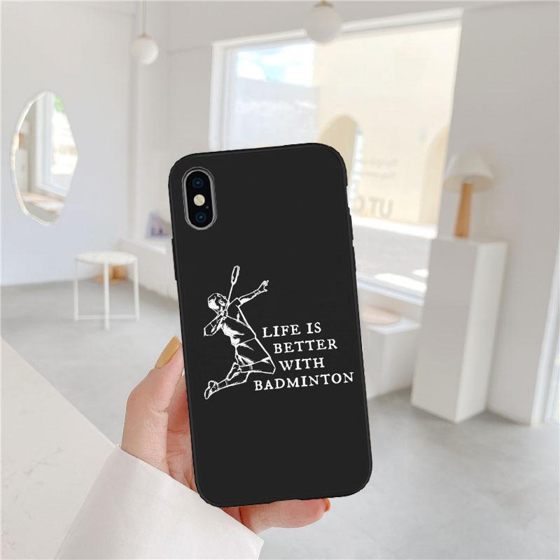 LO13 Badminton Sports Soft Shell Phone Case for Xiaomi Xiaomi Poco M4 M5 M6 M7 X3 X6 X7 F8 Ultra Pro GT NFC