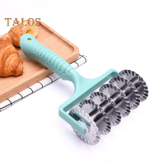 Резак для блинов, роликовый нож для резки, многоразовый универсальный нож для пиццы, роликовый резак для печенья, кондитерских изделий, кухонный гаджет